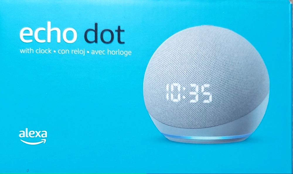 New Echo Dot CLOCK Smart speaker with Alexa - Random Colors SHIPS SAME DAY