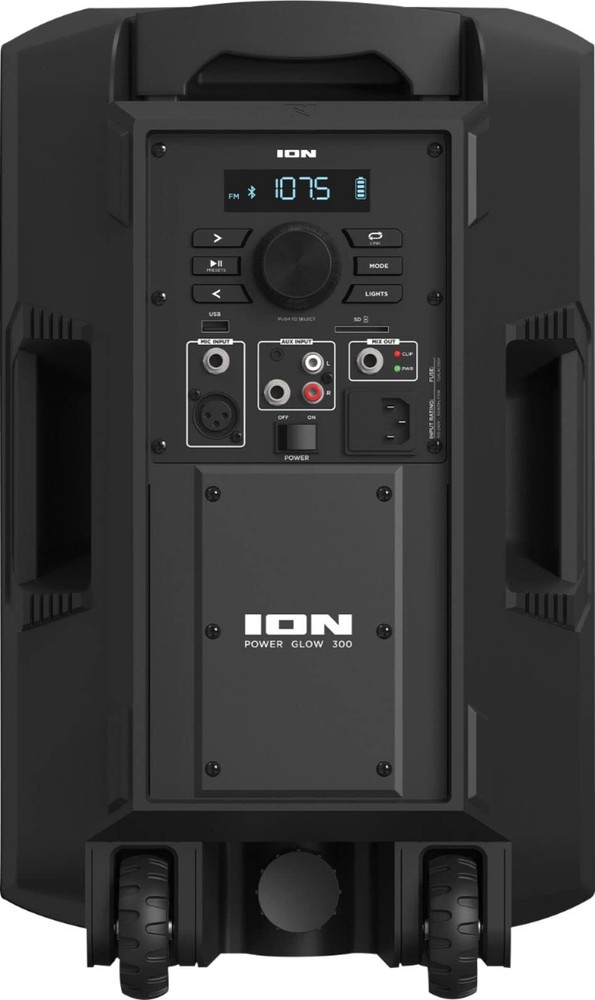 ION Audio PowerGlow 300 Portable Wireless Bluetooth Speaker