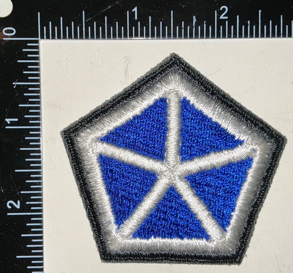 Cold War US Army 5th Corps AG57 Edge GERMAN MADE UNWORN Patch