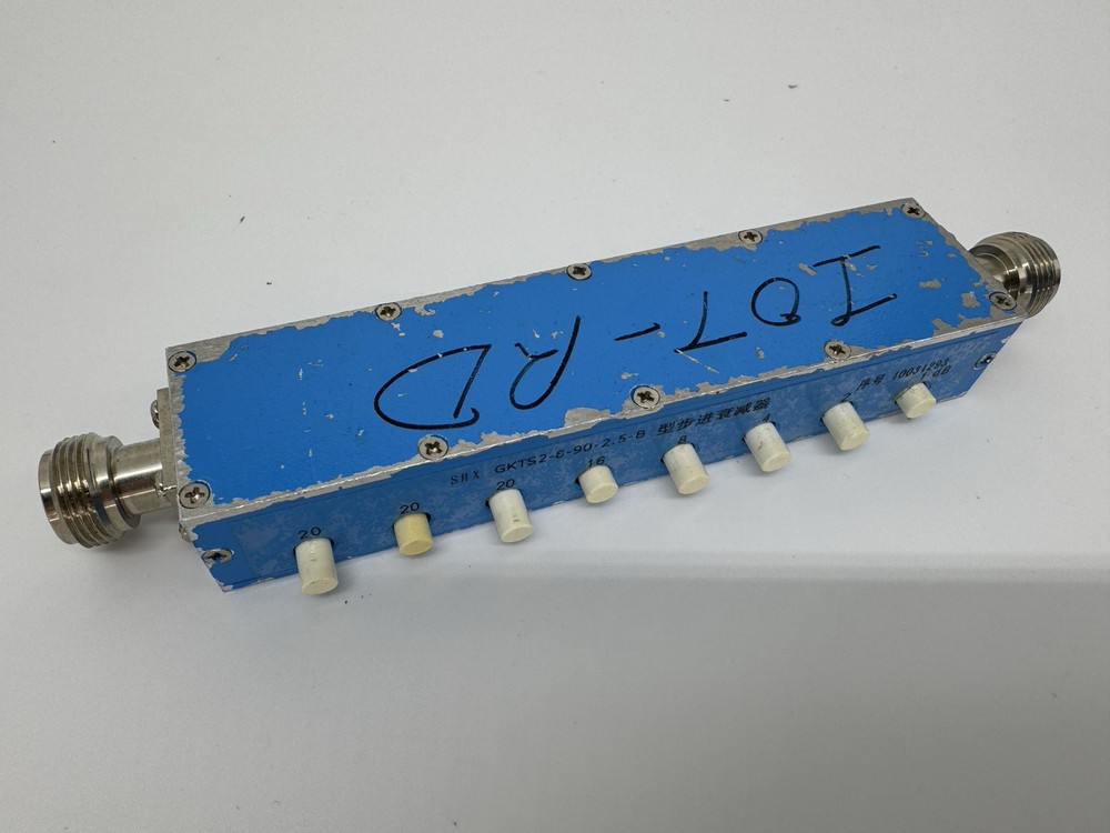 SHX GKTS2-6-90-2.5-B Step Attenuator – RF / Microwave Adjustable Attenuator