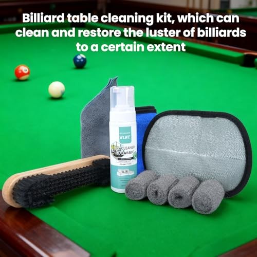 Pool Table Cleaner Kit,Billiard Cleaning Spray and Billiard Table Brush