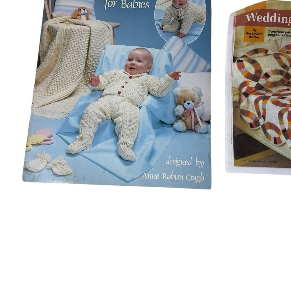 Vintage crochet pattern books