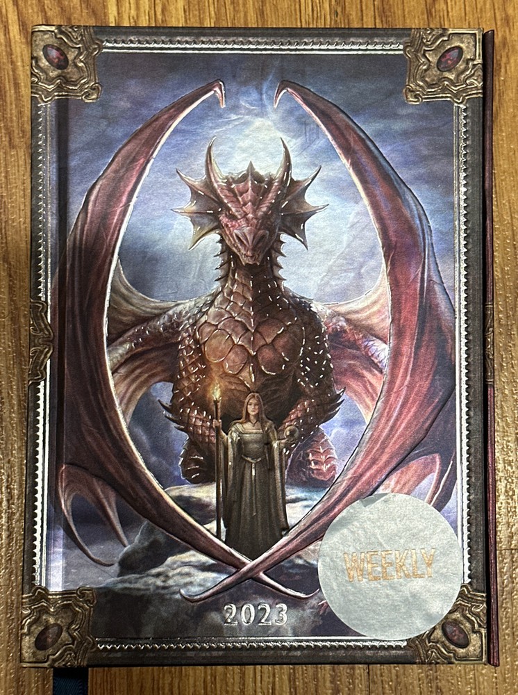 Dragon 2023 Planner /Diary , A Flame Tree Diary  2023 NEW B&Noble