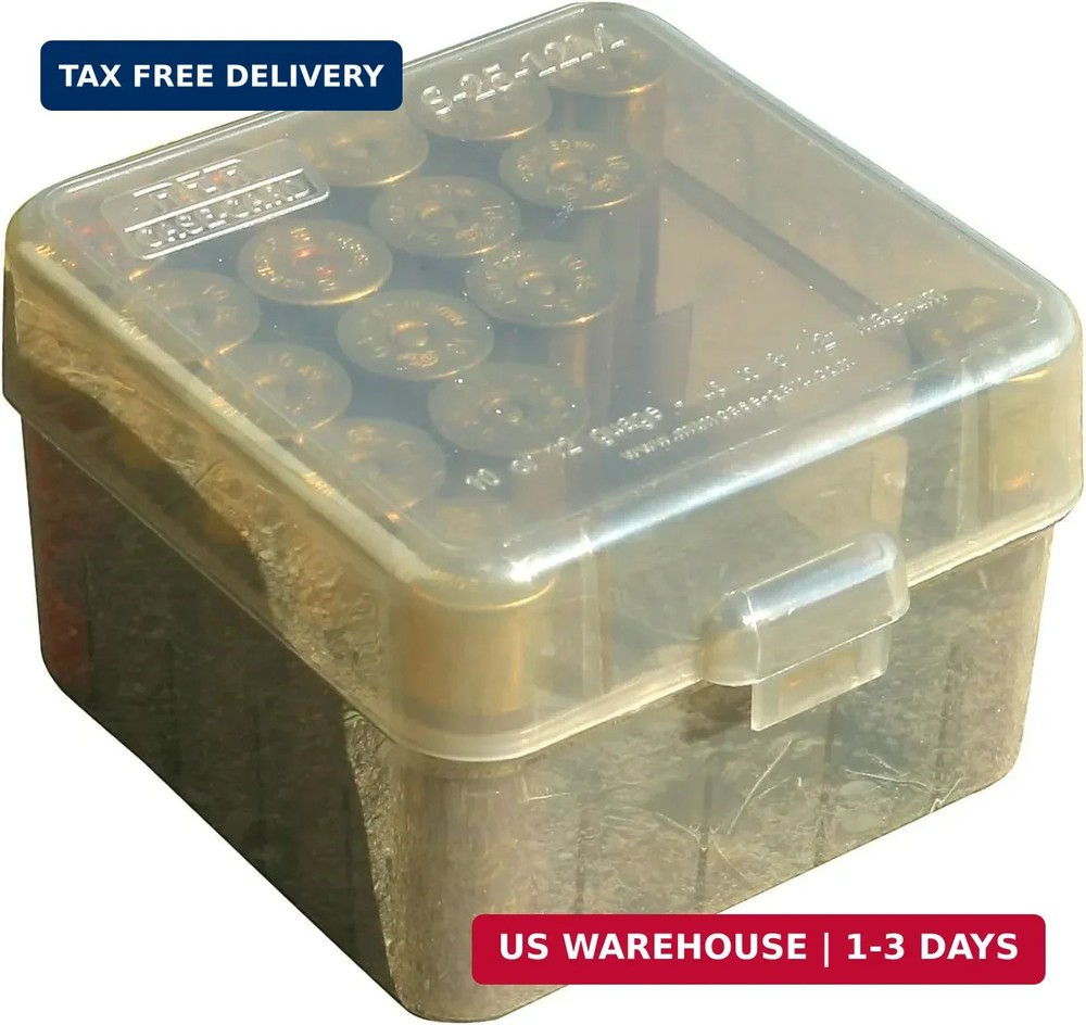 MTM S25-25 Round Shotshell Box, USA Made