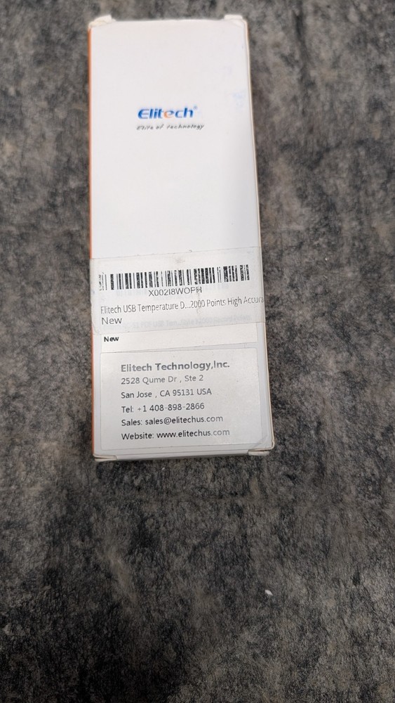 Elitech RC-51 USB Temperature Data Logger, 32k Points - Used, PDF Reports