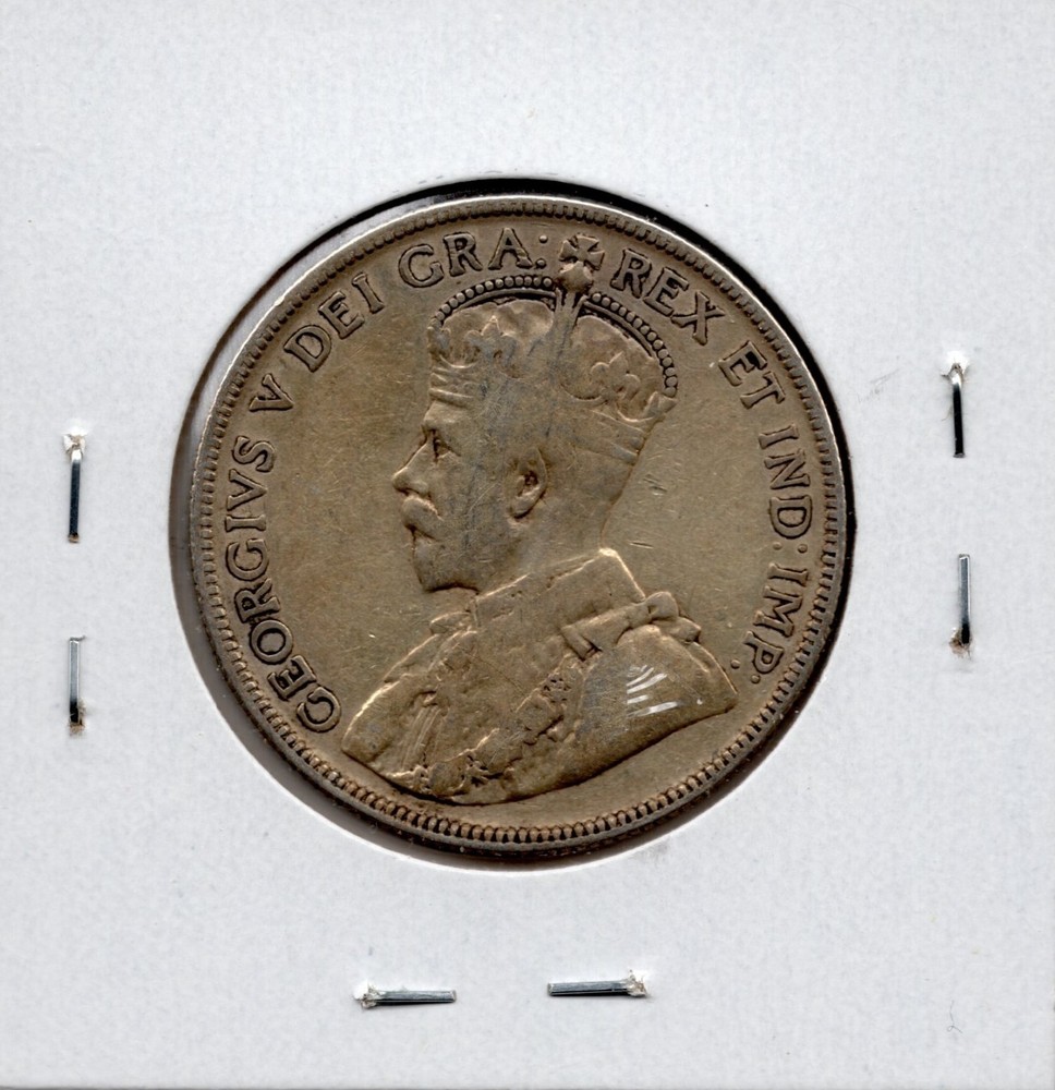 Canada George V 50 Cents 1936 - VG+