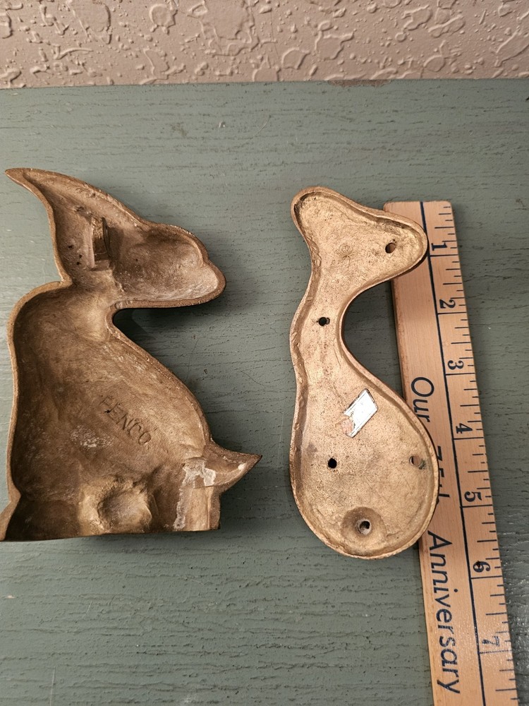 Vintage Penco Solid Brass Pelican DoorKnocker-Very Good