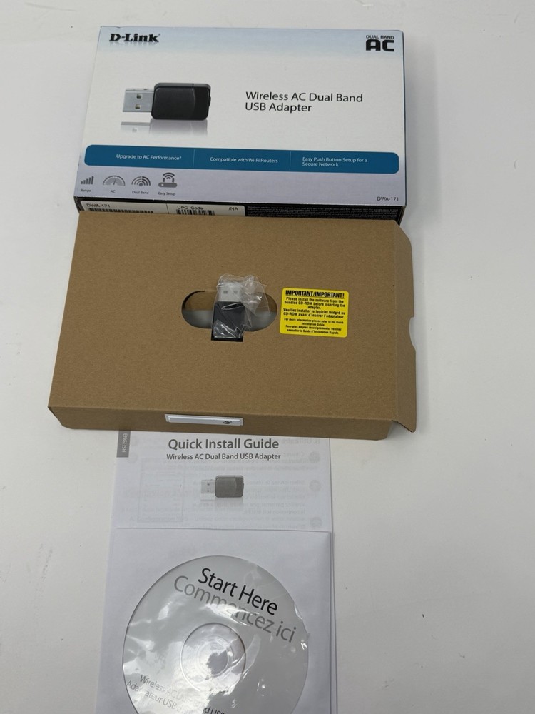 D-Link Dwa-171 Wireless Ac Dual Band USB Adapter