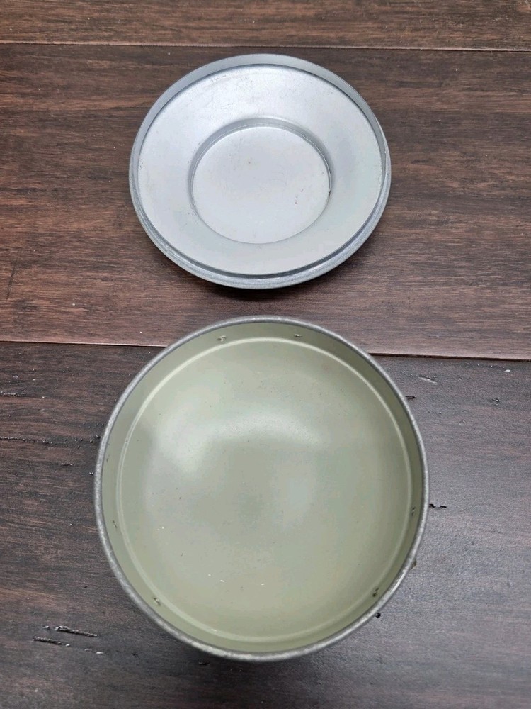 Vintage Metal Powder Box