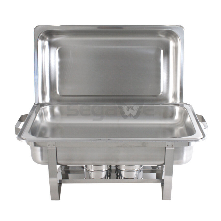 Quart Stainless Steel Rectangular Chafing Dish Full Size Buffet Catering Lot 2~8