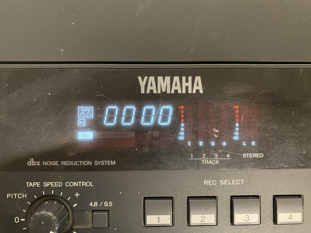 Yamaha MT4X Multitrack Cassette Recorder - Partially Tested *READ*