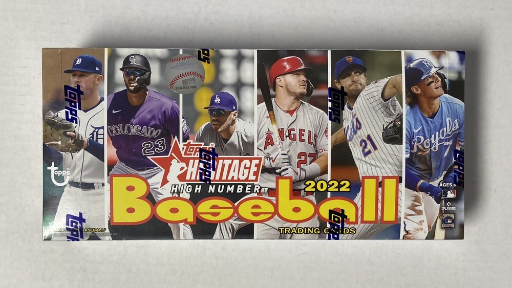 2022 Topps Heritage High Number Factory Sealed Hobby Box