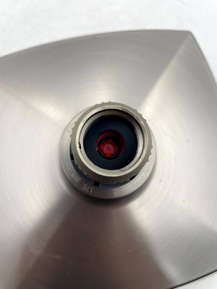 Moen Showerhead Silver Square Multi Function Wall Mounted A112.18.1 1.75 Gpm Max