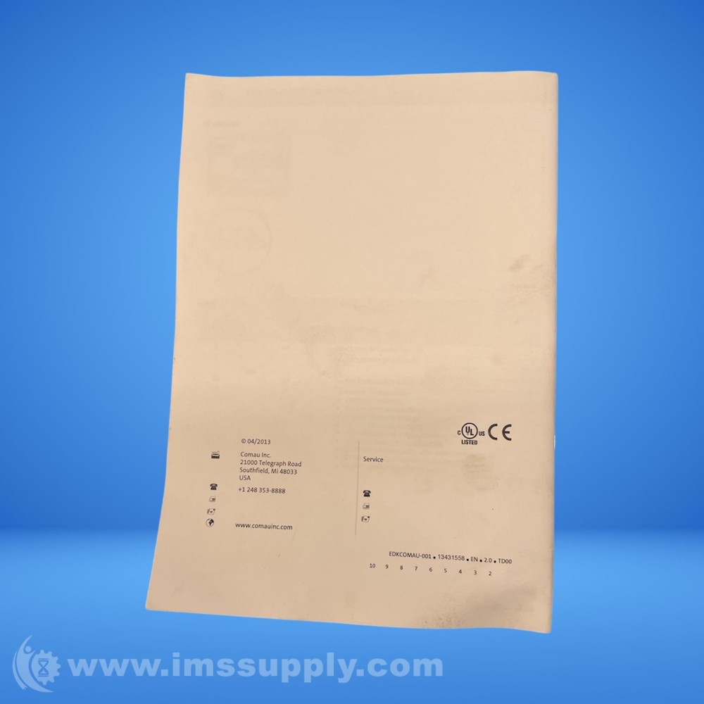 Comau EDKCOMAU-001 Mounting Instructions FNIP