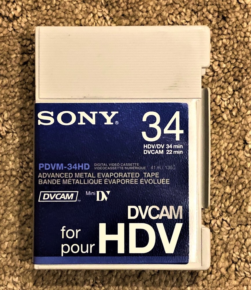 Sony PDVM-34HD Digital Videocassette