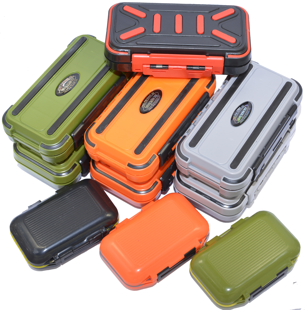 Fishing Tackle Box Lure Waterproof Compartments 2 Layer Storage Hard Case Hook