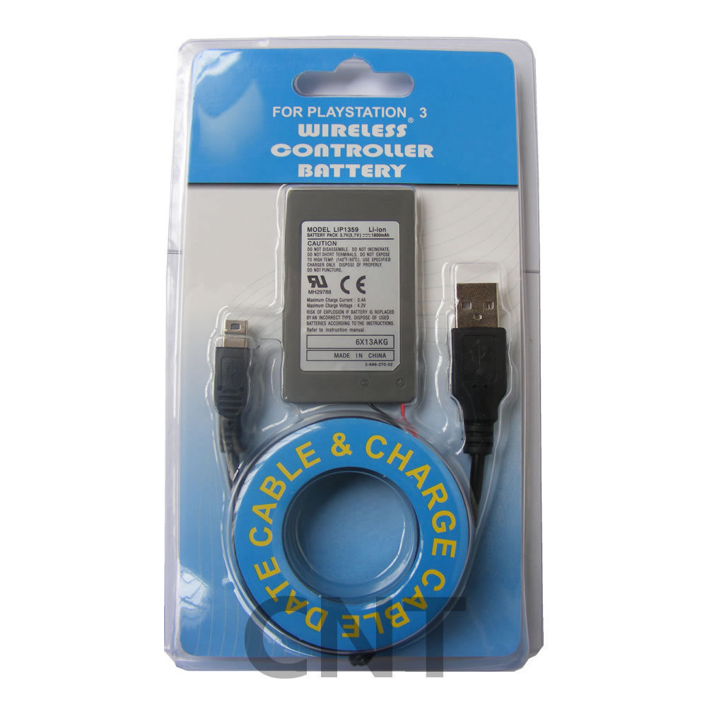 2pcs Battery for Sony PlayStation 3 PS3 Sixaxis Wireless DualShock Controller