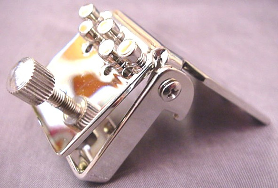 NICKEL FLAT STYLE 5 STRING BANJO TAILPIECE guitar maker