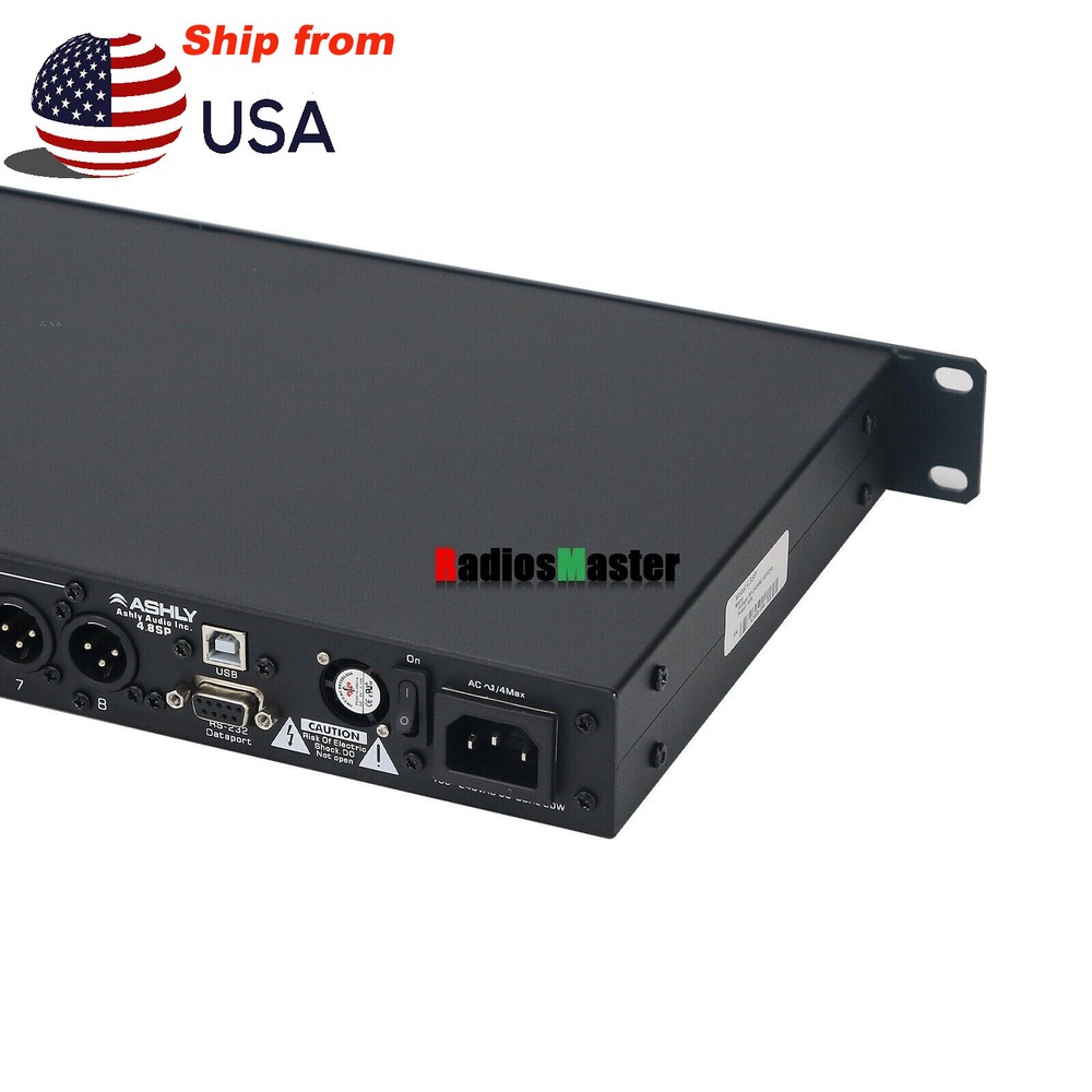 4.8SP 110V Digital DSP Audio Processor Original Software 4 Input 8 Output #USA