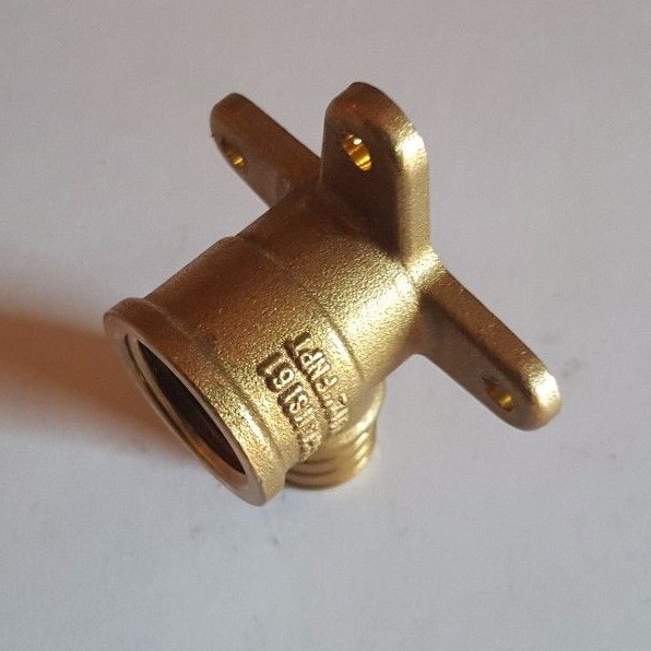 (10) 3/4" PEX X 1/2" FEMALE NPT THREADED DROP EAR ELBOW CRIMP FITTINGS LEAD FREE