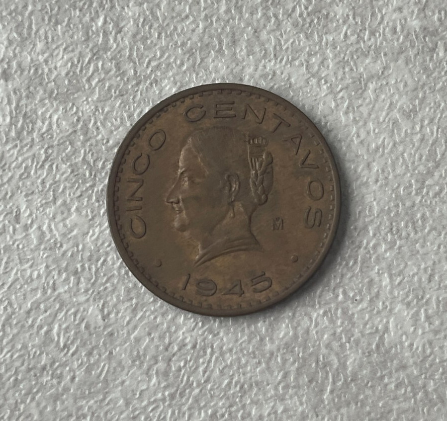 1945 Mexico 5 Centavos L2