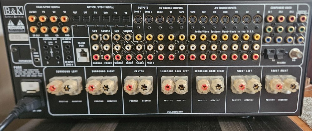 B&K COMPONENTS AVR507 S2 AUDIO VIDEO RECEIVER