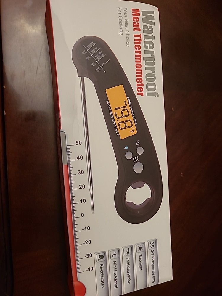 New 🌡💦Digital Waterproof Meat Thermometer. RoHS.🌡💦