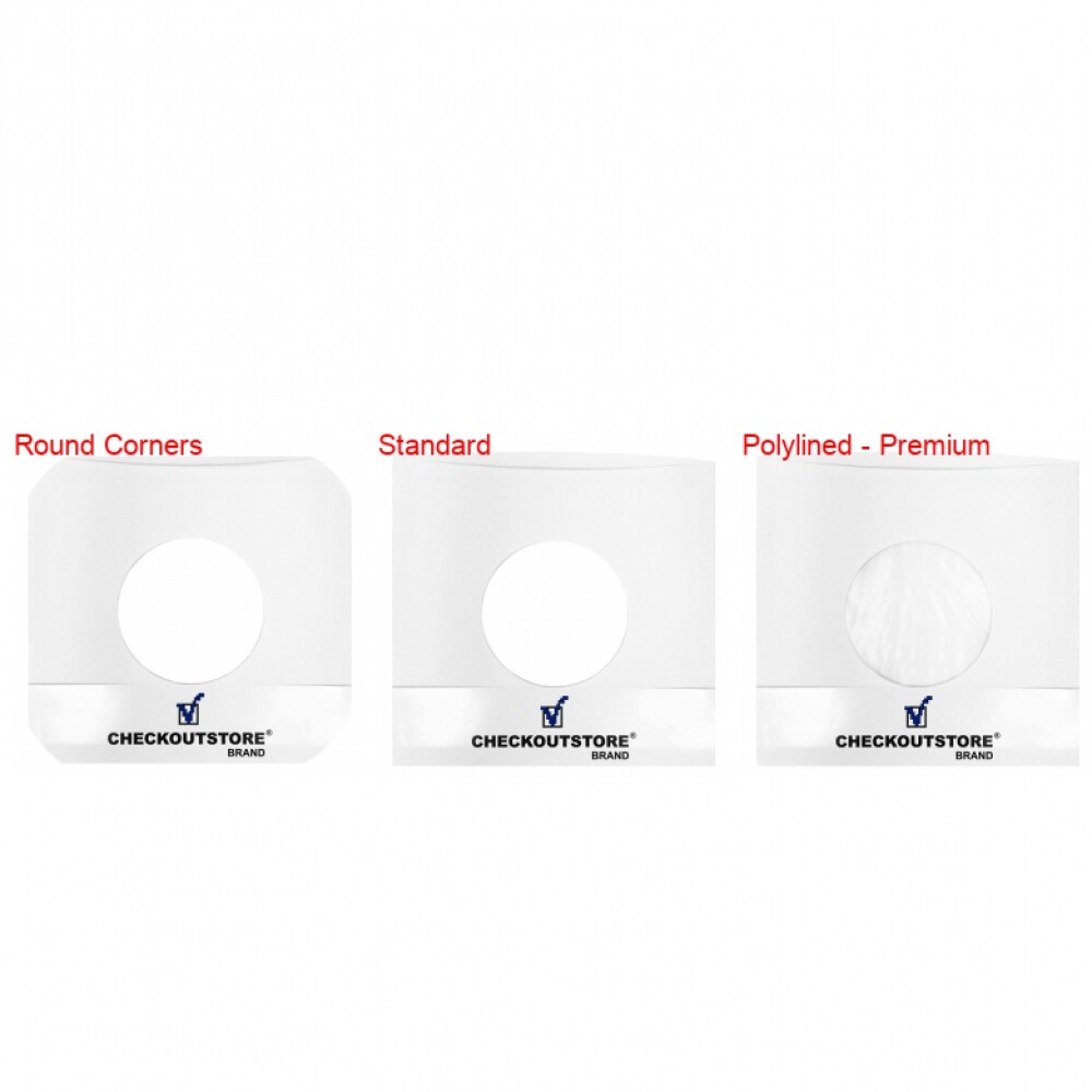 Paper Record With Hole for 7" Vinyl 45 RPM (Inner Sleeves) Lot