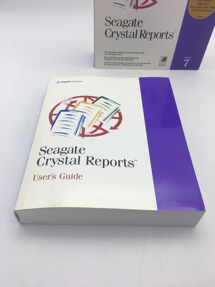 Seagate Software Crystal Reports Professional Upgrade Version 7