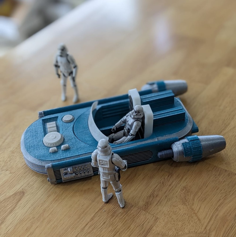 Pyke Speeder for 3.75 inch (1:18) Scale Action Figure Diorama