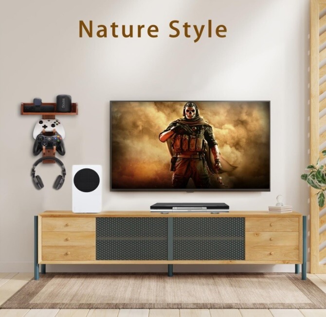 Wood Controller Holder