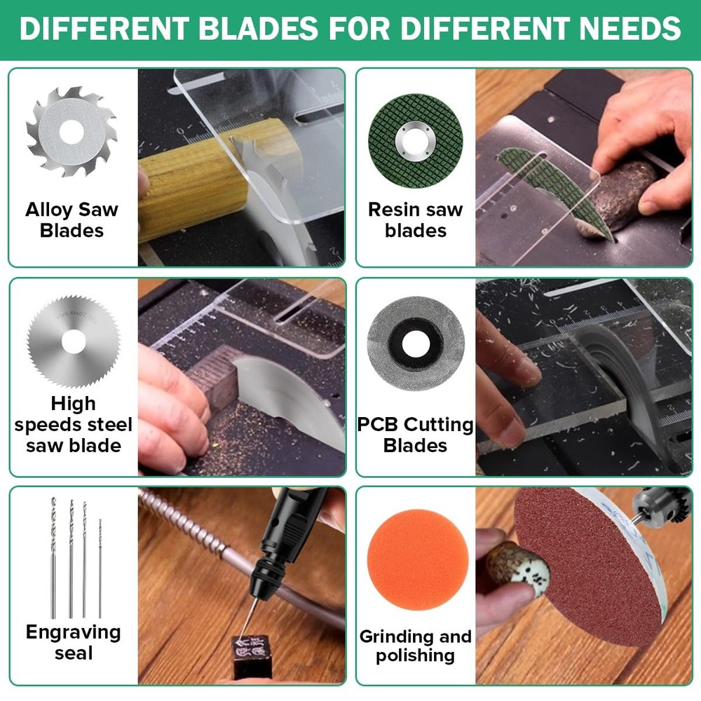 Mini Multi Functional Table Saw, mini Table Saws for Crafts, Portable Mini De...