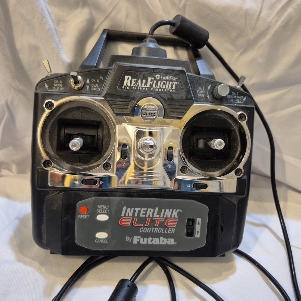 Futaba Great Planes RC Real Flight Simulator InterLink Elite Controller USB