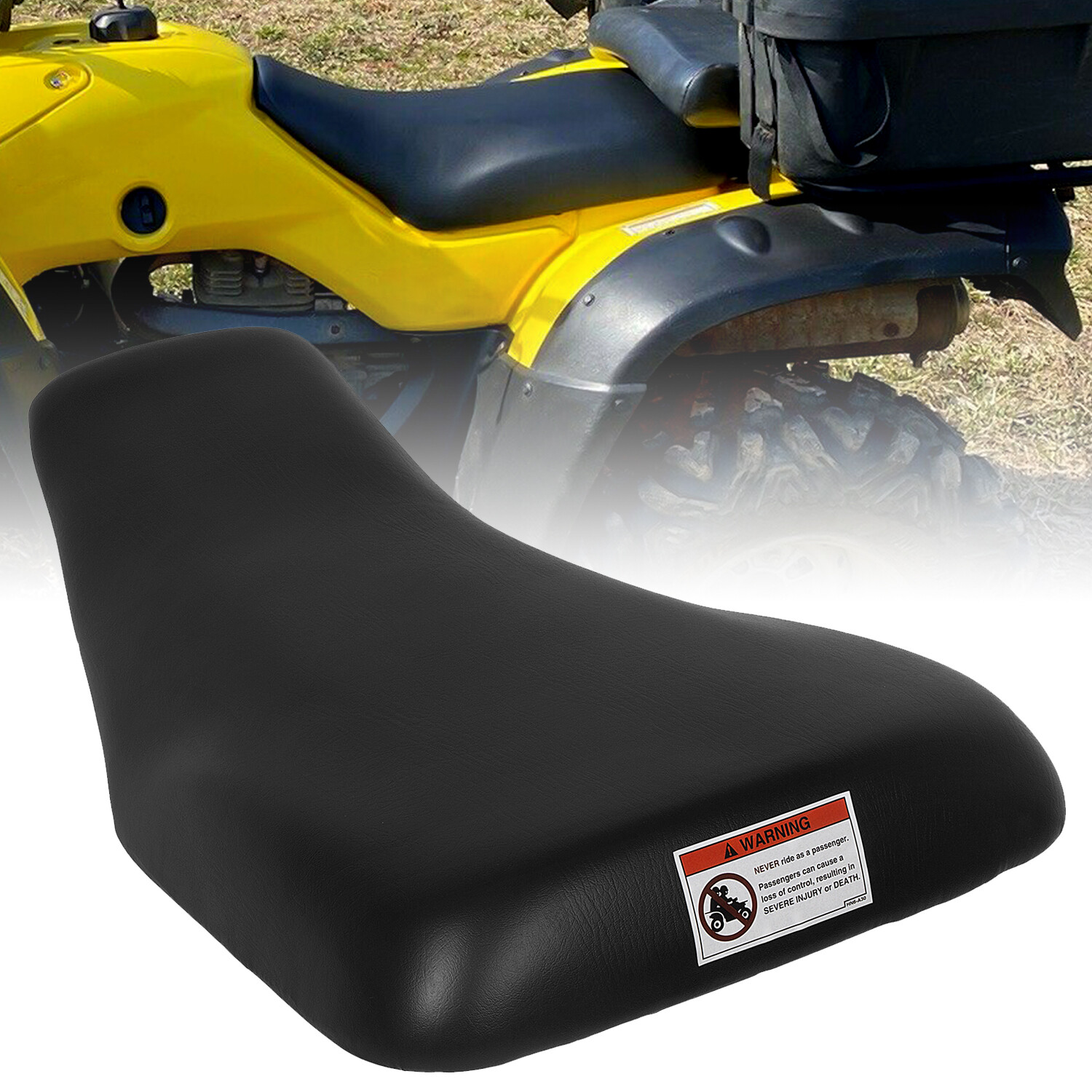 For Honda TRX400FA TRX400FGA Rancher 400 4x4 2004-2007 Complete Seat Black