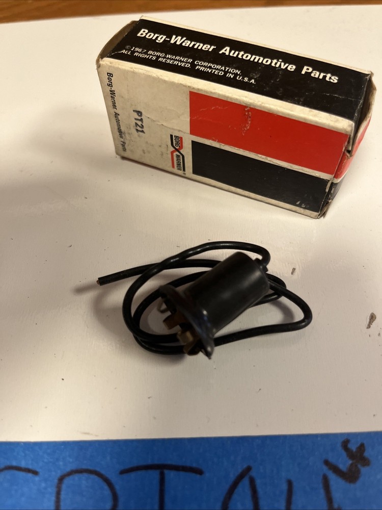 Borg Warner Light Socket PT21 Durable Vintage Automotive Electrical Connector