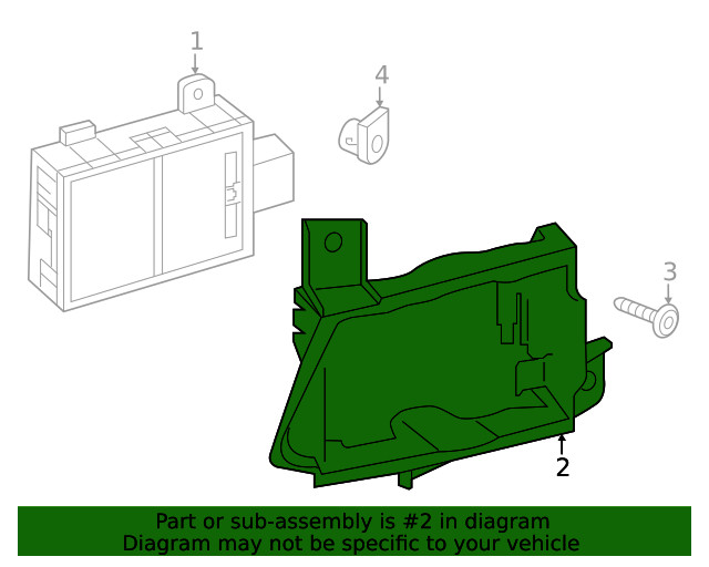 Genuine Audi Mount Bracket 4K8-907-911-A