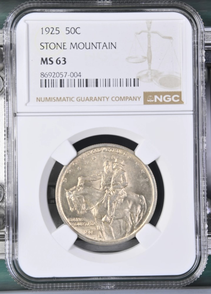 1925 Stone Mountain 50c Commemorative NGC MS-63 STONE MOUNTAIN
