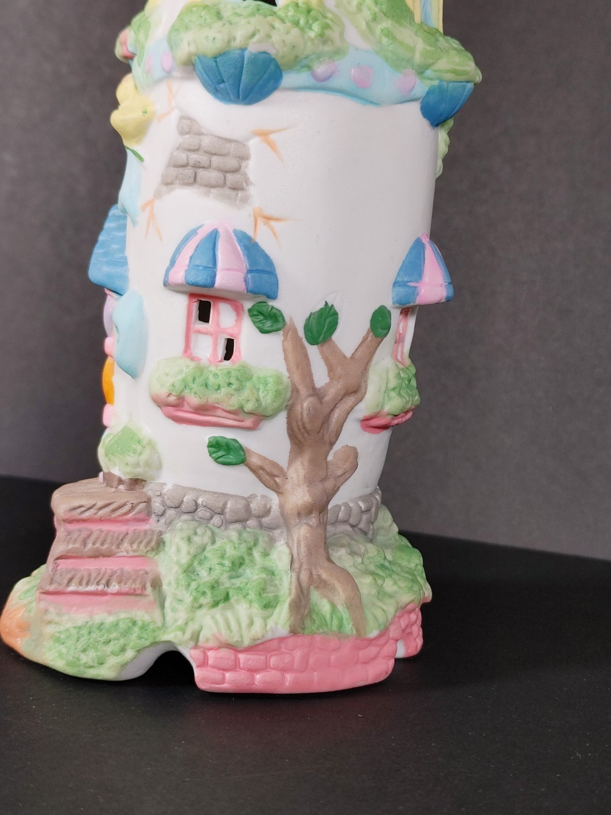 Cottontale Cottages Vintage 1995 Porcelain House Ceramic Train Station Tower