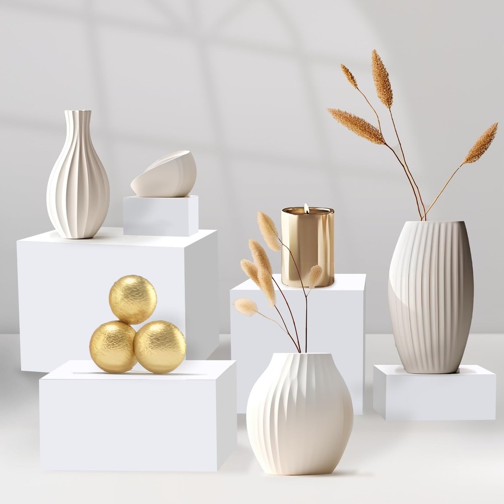 Buffet Risers, 6pcs Acrylic Display Boxes Cube Riser, Food Display Stands for...