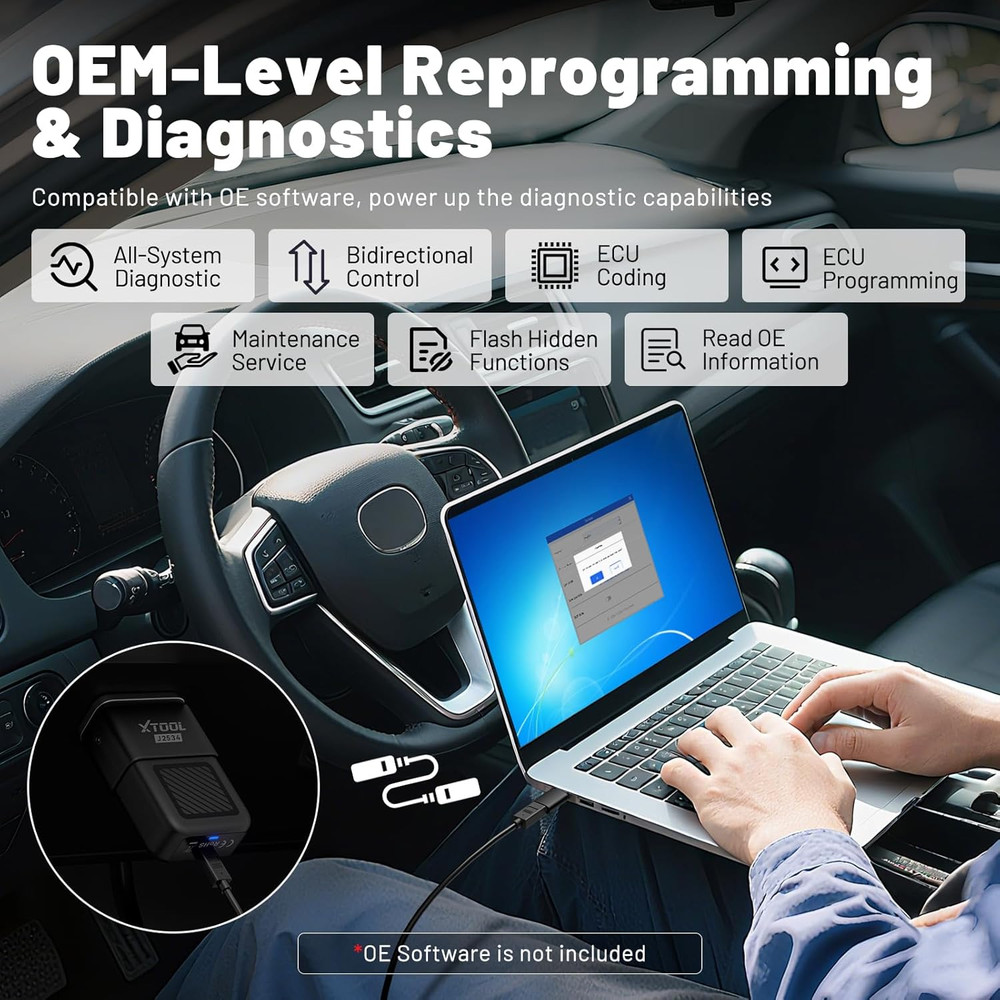 2026 XTOOL XTS500 J2534 OBD2 Scanner J2534 Programming Diagnostic Tool US Stock