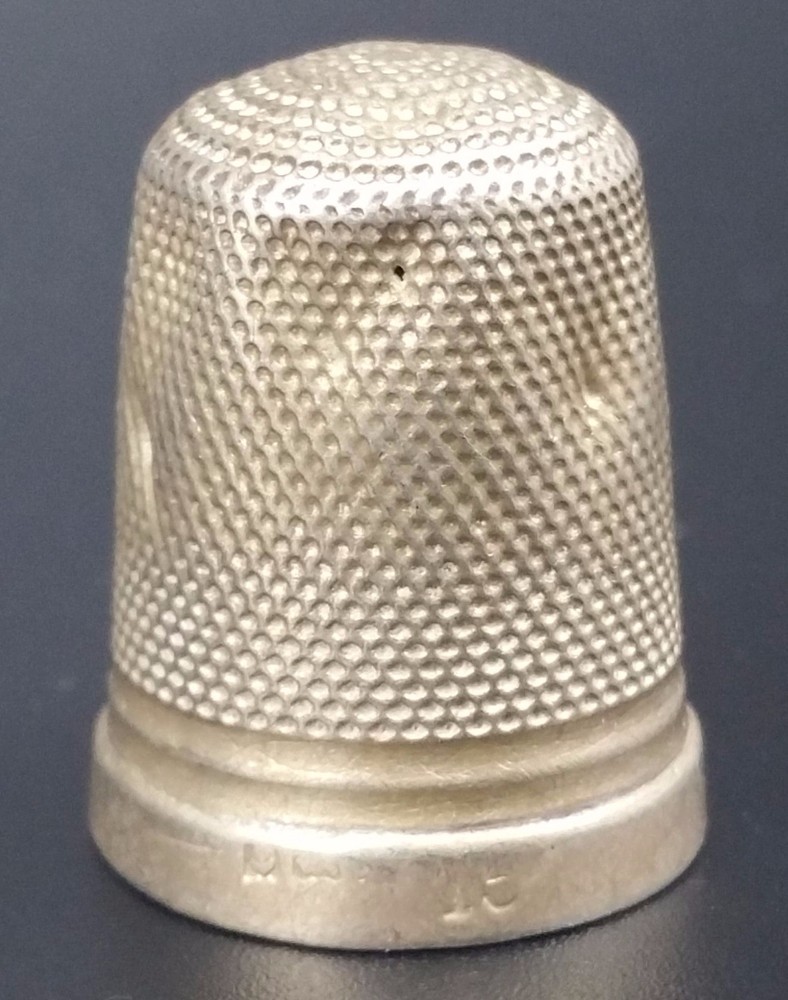 Sterling Silver Thimble, Birmingham Hallmarks, Unknown Maker.
