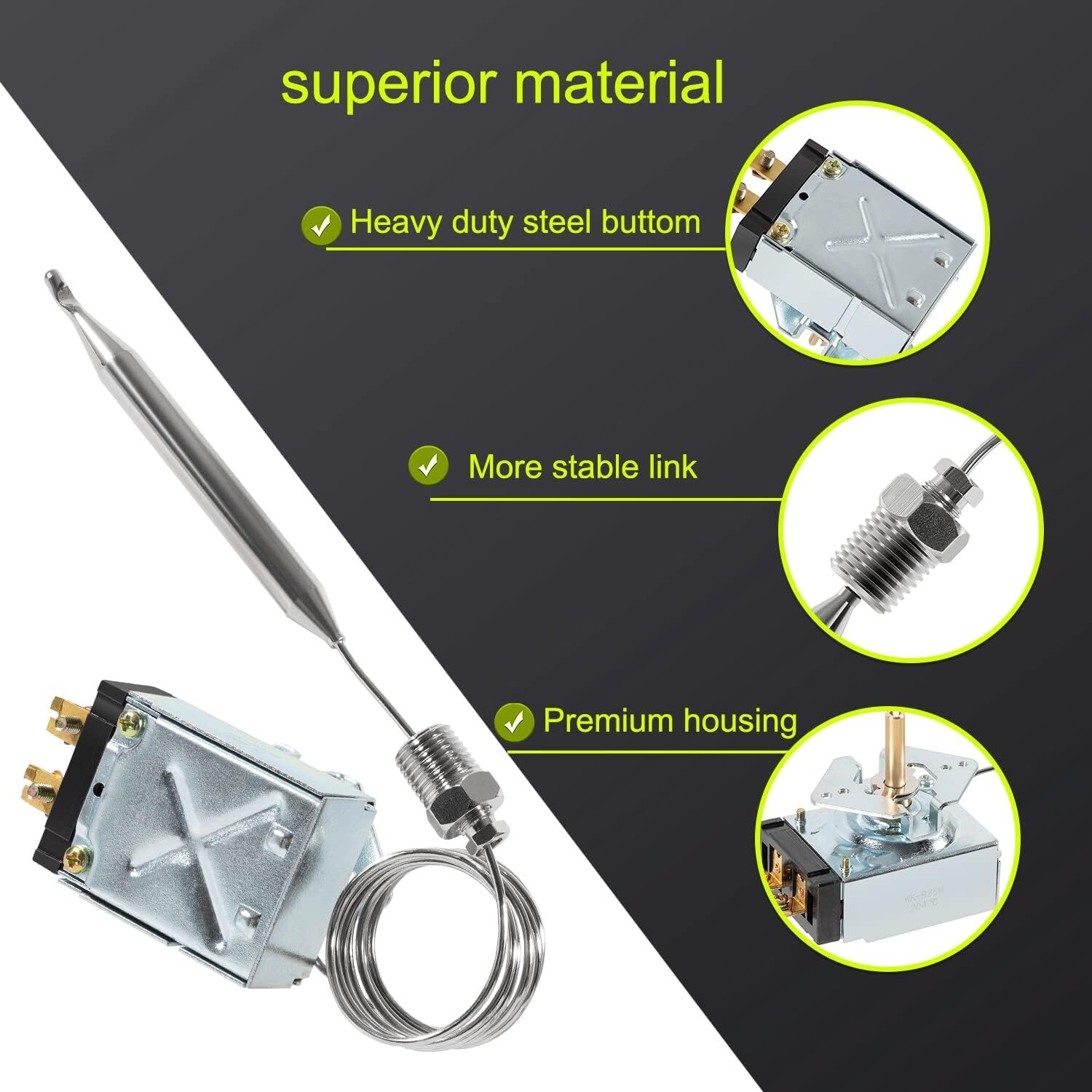 60125401 Fryer Thermostat for Pitco Imperial Dean Blodgett American Range Anets