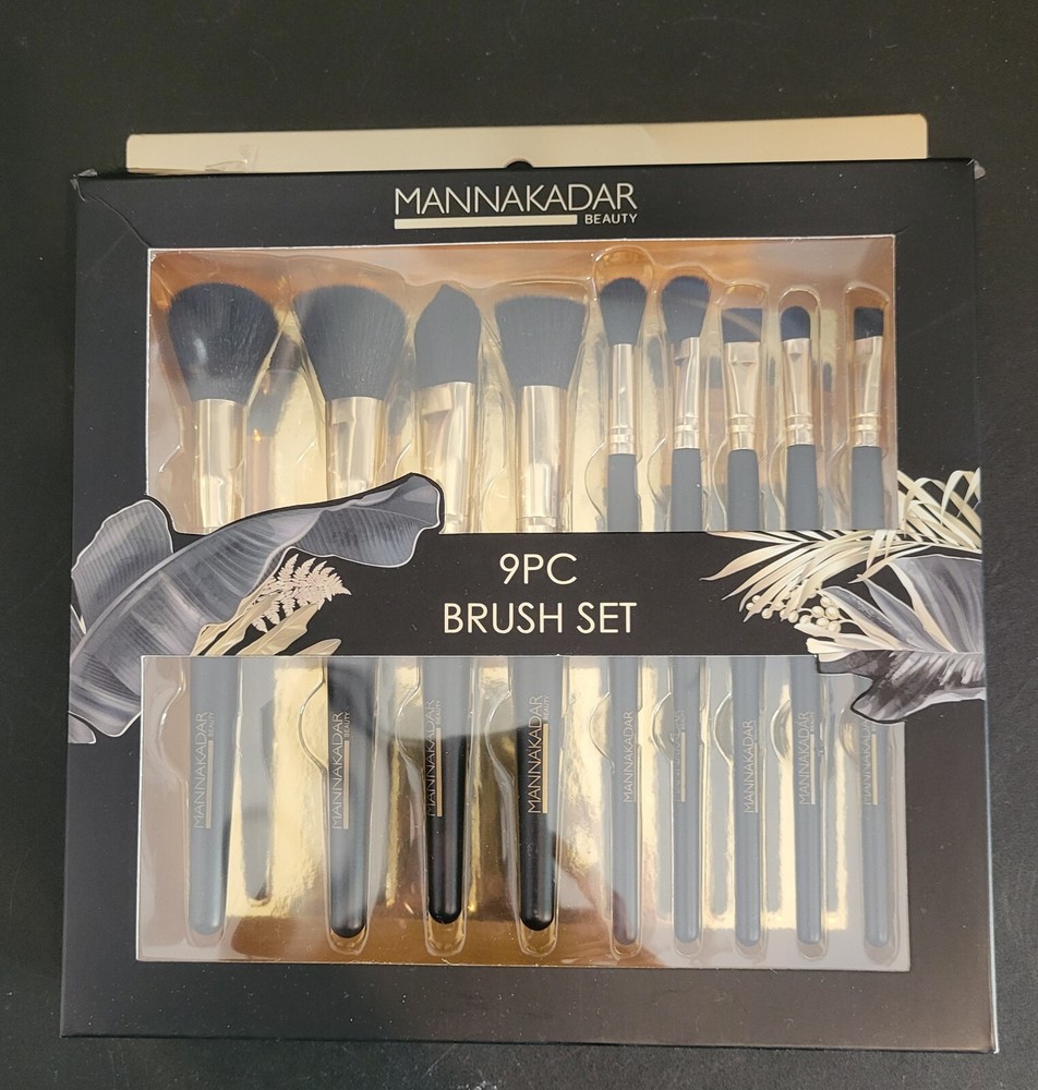 mannakadar Beauty 9 Pcs Makeup Brush Set