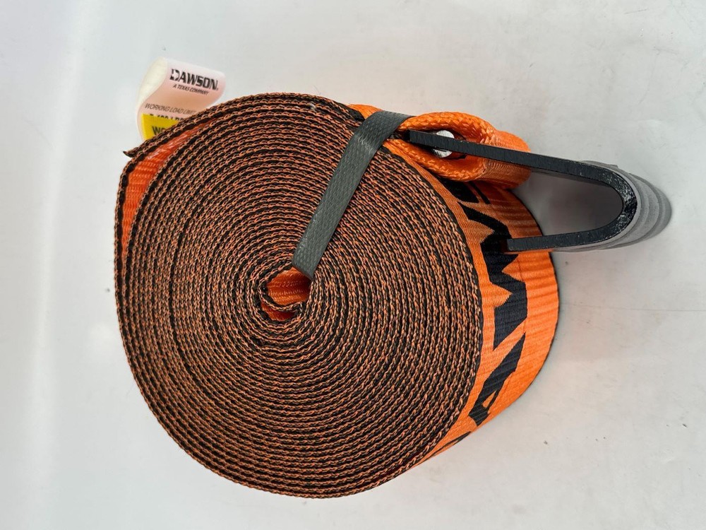 4"X30' Heavy Duty Winch Strap with Flat Hook 4 Pack