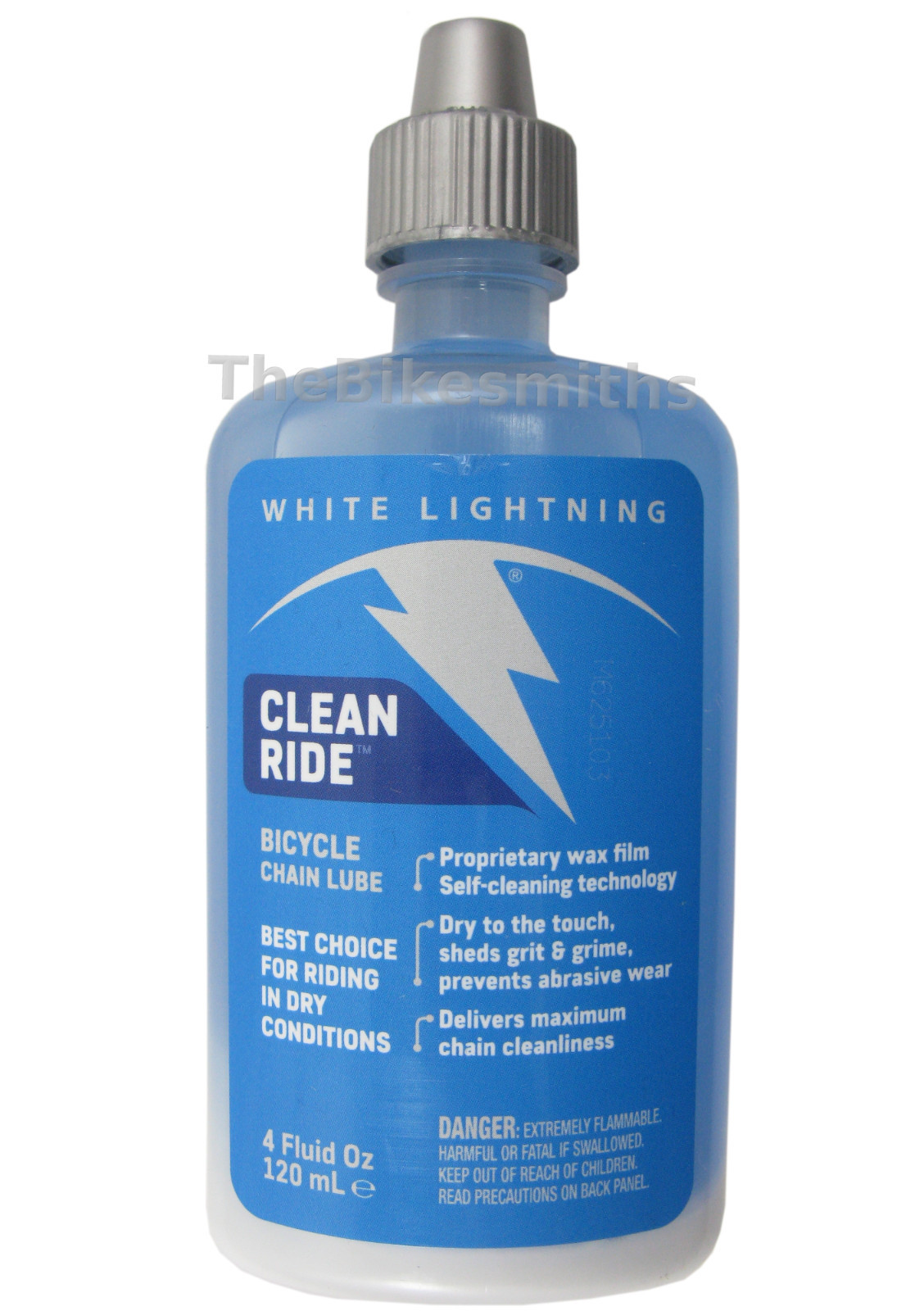 White Lightning Clean Ride 4oz Wax Chain Lube Squeeze Bottle Road Urban MTB Bike