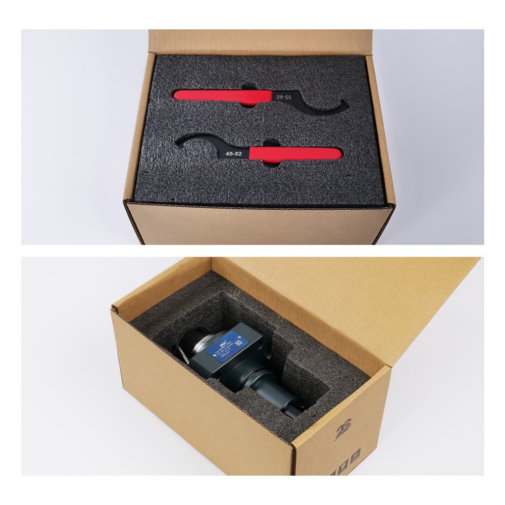 SFX BMT Driven Tool Holder BMT55 90° External Coolant Live Tool Holder ER32 Nut