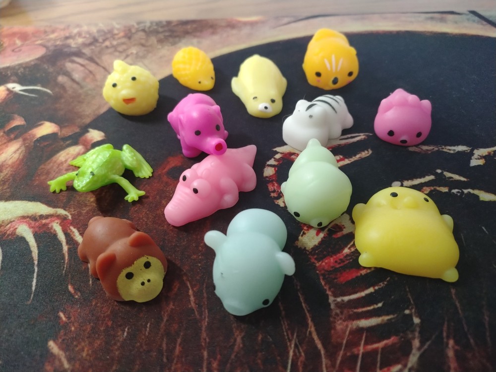 Tiny Squish Toys Mixed Lot