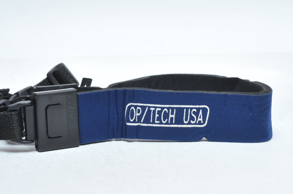 Op Tech Foam Neoprene Soft Padded Camera Strap Blue