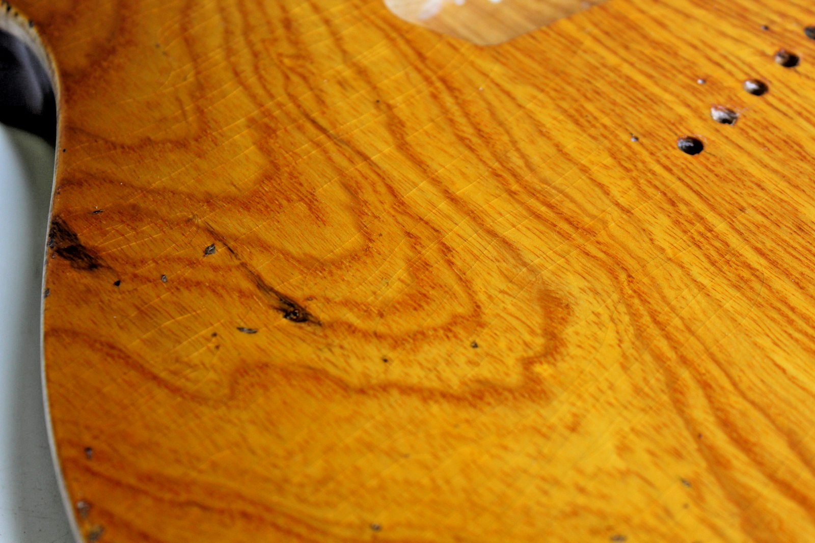 MJT OfficialCustom Vintage Aged Nitro Guitar Body Mark Jenny Swamp Ash Burst VTP