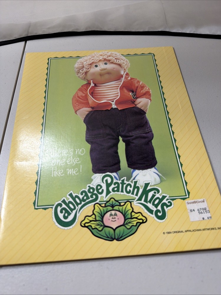 Vintage 1984 WriteRight Portfolio Cabbage Patch Kids School Folder